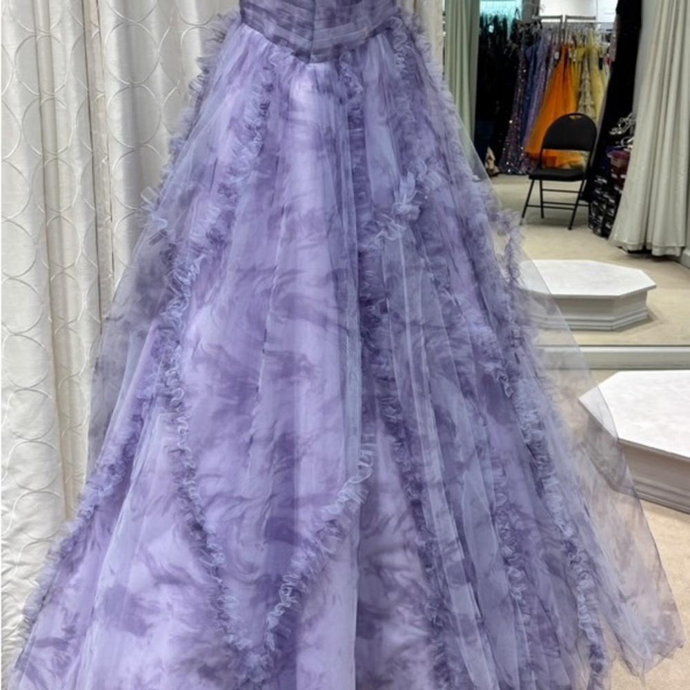 Chic Lavender Prom Dress